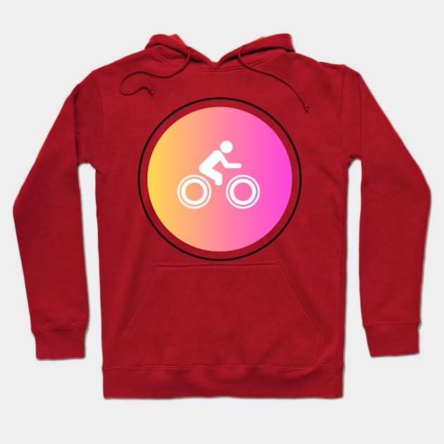 Cycling Modern Design Hoodie by Hastag Pos